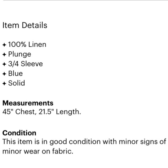 Talbot 3/4 Length Sleeve Classic solid light blue pastel Linen T-shirt - Picture 2 of 4